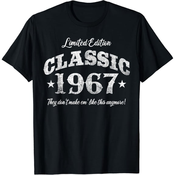 57 Years Old Vintage Classic Car 1967 57th Birthday T-Shirt