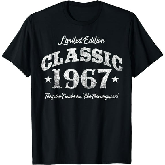 57 Years Old Vintage Classic Car 1967 57th Birthday T-Shirt