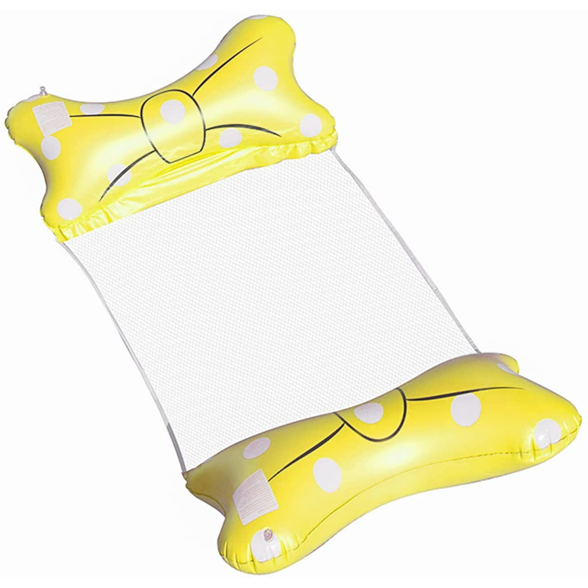 57 x 27.6-inch Rectangular Shape Floating Pool Swimming Accessory – Yellow