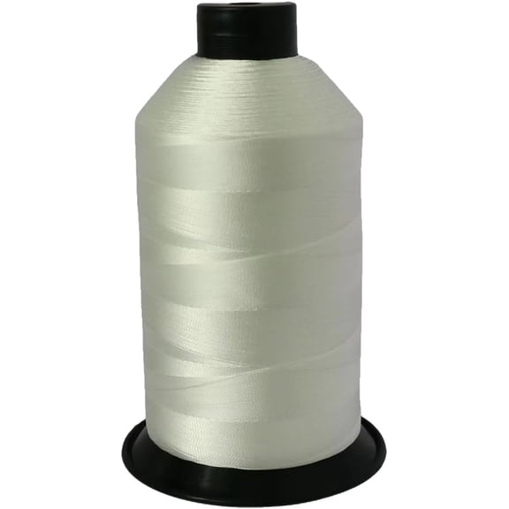 5700 Yards White Nylon Nymo Beading Thread 210D, Waxed Cord for Jewelry Making, Hair Weave, Sewing & Upholstery