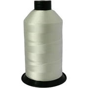 5700Yds Nylon Twine - White Nymo Beading Thread Size D for Sewing, Bracelet Making & More Waxed Cord & Thread Set for Hair Weave, Denim & Upholstery Includes Beading String & Upholstery Needles