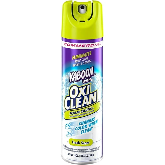 5703700071CT Foamtastic Bathroom Cleaner, Fresh Scent, 19 oz Spray Can, 8/Carton
