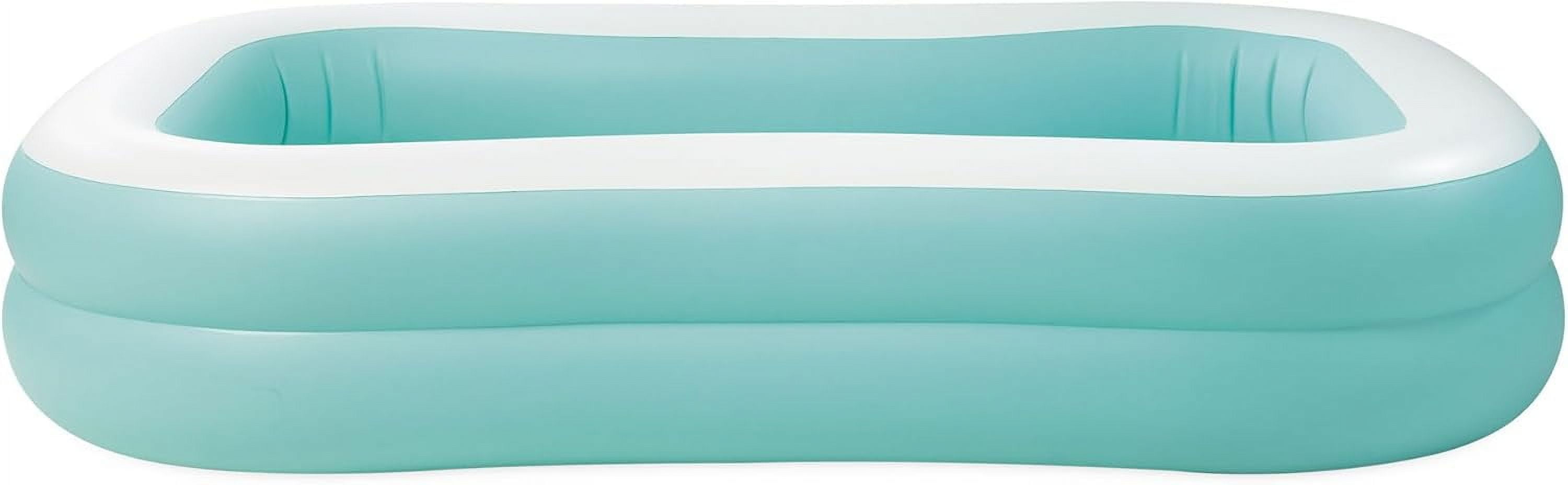 57181EP Swim Center Inflatable Family Pool: 159 Gallon Capacity – 90" x 60" x 19" – Color May Vary