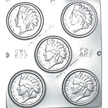 573 Lucky Penny Chocolate Candy Mold