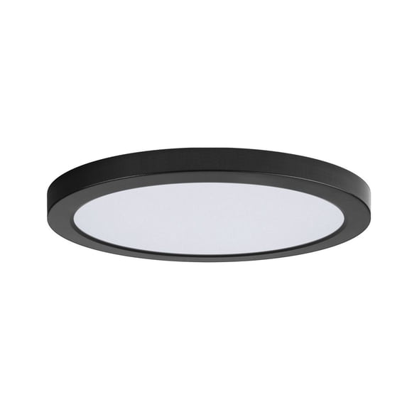 57596WTBK Maxim Lighting Chip - 26W 1 LED Round Flush Mount-0.75 Inch Tall and 11.25 Inch Wide-Black Finish