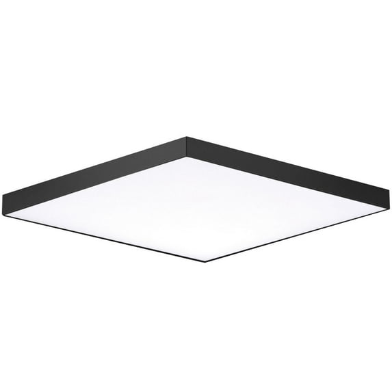 57675WTBK Maxim Lighting Trim - 15 Inch 25W 1 LED Square Flush Mount-Black Finish