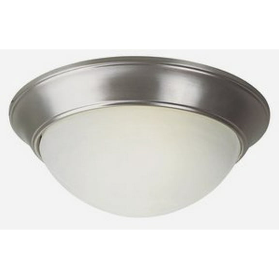 57702 BN-Trans Globe Lighting-16 Inch Large Flush Mount-Brushed Nickel Finish