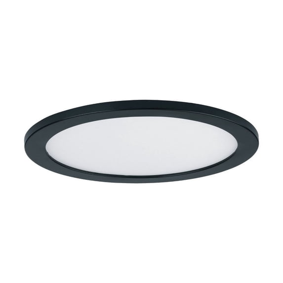 57712WTBK-Maxim Lighting-Wafer - 7 Inch 15W 1 LED Round Wall/Flush Mount