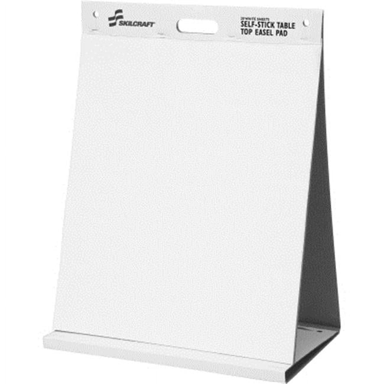 5772170 7530015772170 20 x 23 in. Self Stick Tabletop Easel Pad  White