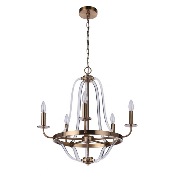 Craftmade Lighting - Graclyn - 5 Light Chandelier In Traditional Style-24.21
