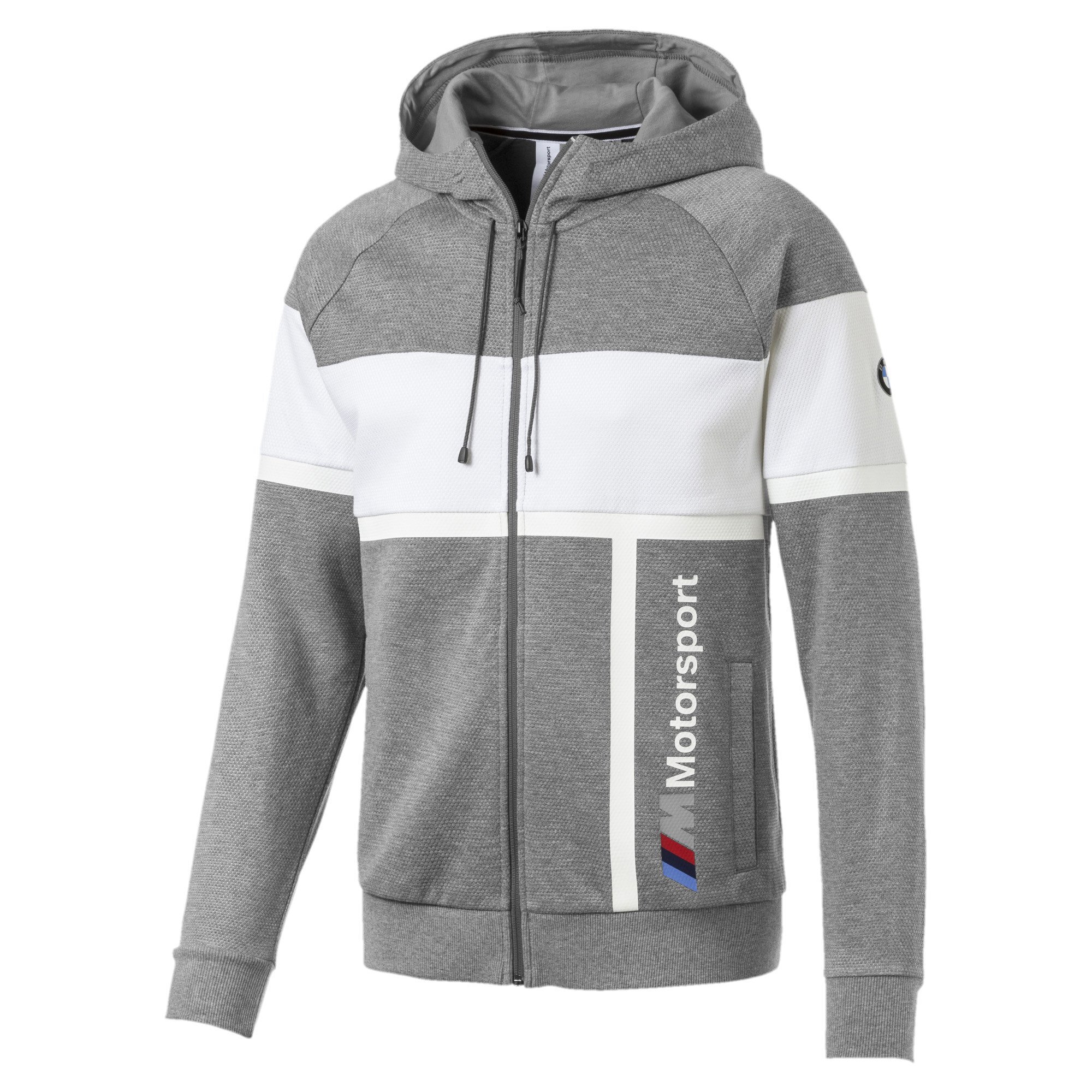 [577788-03] Mens Puma BMW Motorsport Hooded Sweat Jacket - Walmart.com