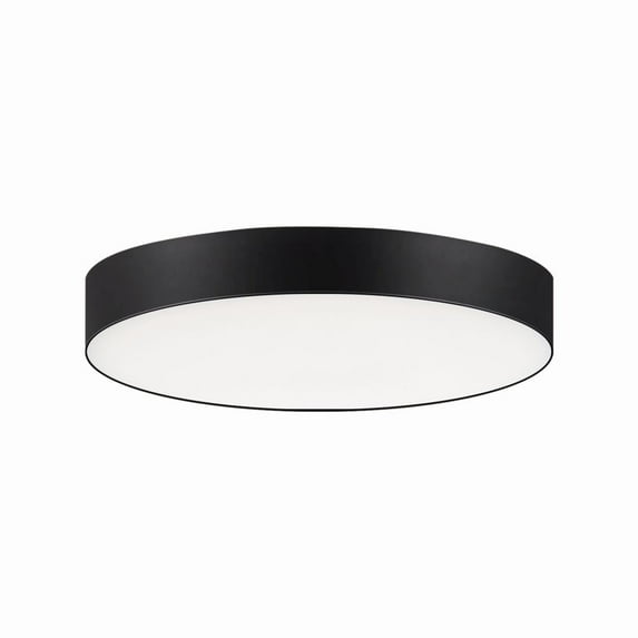 57880WTBK-Maxim Lighting-Trim - 13W 1 LED Round Flush Mount-1 Inches Tall and 5 Inches Wide-Black Finish