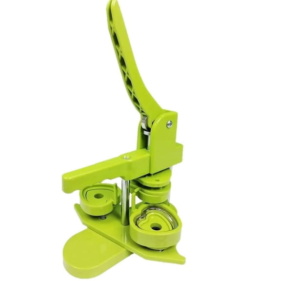 57MM Badge Pin Button Maker Machine Heart-Shape DIY Badges Set with 100Pcs Button ,Beginner-Friendly