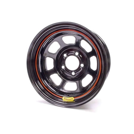 57RF375 DOT Street Legal Wheel - 15 x 7 in. - 5 x 4.5 in. - Black - 3.75 Back Spacing - 21.75 lbs