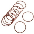 thumbnail image 1 of 57mm External Dia. 2.5mm Thickness Oil Seal O Rings Gaskets Red 10pcs, 1 of 1