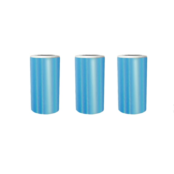 57mm Holographic Self-Adhesive Thermal Paper, Glossy Sticker Labels for Mini Portable Printer, Compatible with Most Pocket Printers, 3.5m per Roll