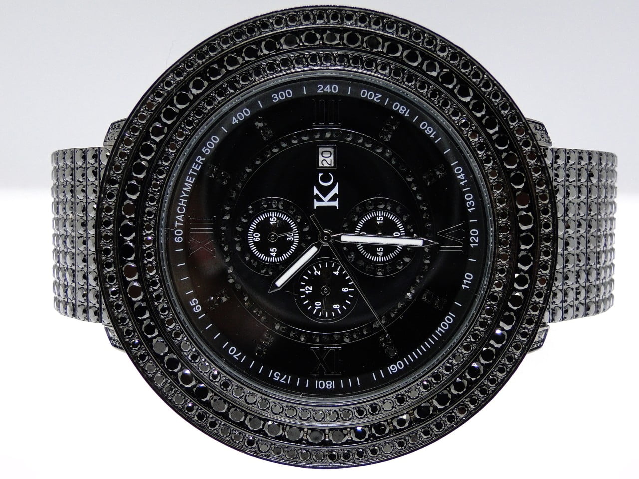 57mm Techno Com Kc Simulated Diamond Watch Walmart