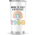 thumbnail image 1 of 57th Birthday Tumbler 20 oz Stainless Steel 1968 Birthday Gifts for Women, 57 Year Olds Insulated, Durable, and Elegant, 1 of 6