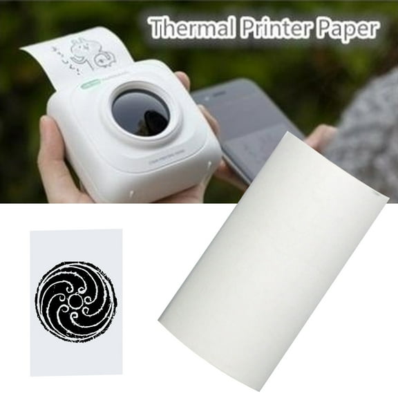 57x30mm Waterproof Thermal Printing Paper for Paperang Photo Printer POS Machine White Thermal Paper