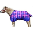 thumbnail image 1 of 58" 1200D Miniature Weanling Donkey Pony Horse Foal Winter Blanket Purple 51971B, 1 of 2