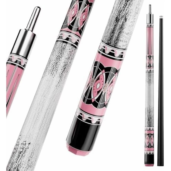 58" 2-Piece Pool Cue Stick - Fiberglass & Maple Professional Billiard Pool Stick$$Sport & Recreation Other