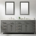 thumbnail image 1 of 58.26 cu. ft. Valentino Bath Vanity with Quartz Vanity Top & White Basin, Gray, 1 of 1