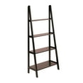 thumbnail image 1 of 58.4" Avalon A Frame Shelf Espresso Brown: Modern 4-Tier Ladder Bookcase", 1 of 7