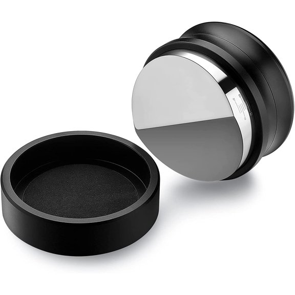 58.5mm Coffee Distribution Tool - Espresso Leveler for 58mm Portafilter Barista Accessories Adjustable Depth Stainless Steel base Distributor Stand