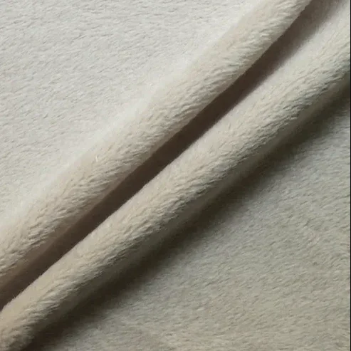 Burlap Fabrics Solid Minky Fabric Khaki - 58 to 60 Inch Wide 400 GSM Plush Dot Sold by the Yard