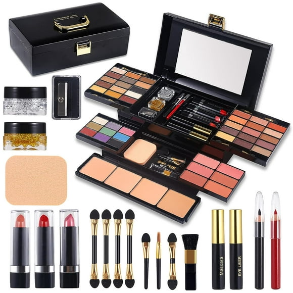 58 Colors Professional Makeup Kit for Women Full Kit,All in One Makeup Set for Women Girls Beginner,Makeup Gift Set with Eye Shadow Blush,Lipstick,Compact Powder,Mascara,Eyeliner,Eyebrow Pencil……
