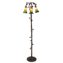 Meyda Tiffany 36973 3 Light 58" Tall Tree Floor Lamp - MultiColor