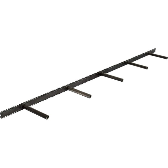 58 Inch Heavy Duty Black Metal Floating Sheppard Shelf Brackets