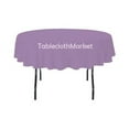 thumbnail image 1 of 58" Inch round Polyester Tablecloth 24 COLOR Table Cover Wedding Catering Dinner", (Color: Lavender), 1 of 1