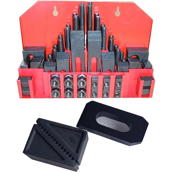58 PCS Jig Group Clamping Kit Fixture T-Nut Size 3/8inch Metal Milling Machine