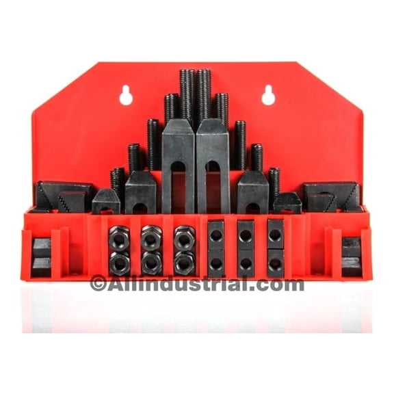 58 Pc Pro-Series 7/16" T-Slot Clamping Kit Bridgeport Mill Set Up Set 3/8-16