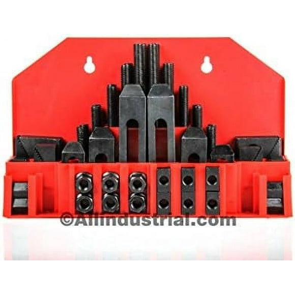 58 Pc -Series 7/16" T-Slot Clamping Kit Bridgeport Mill Set Set 3/8-16