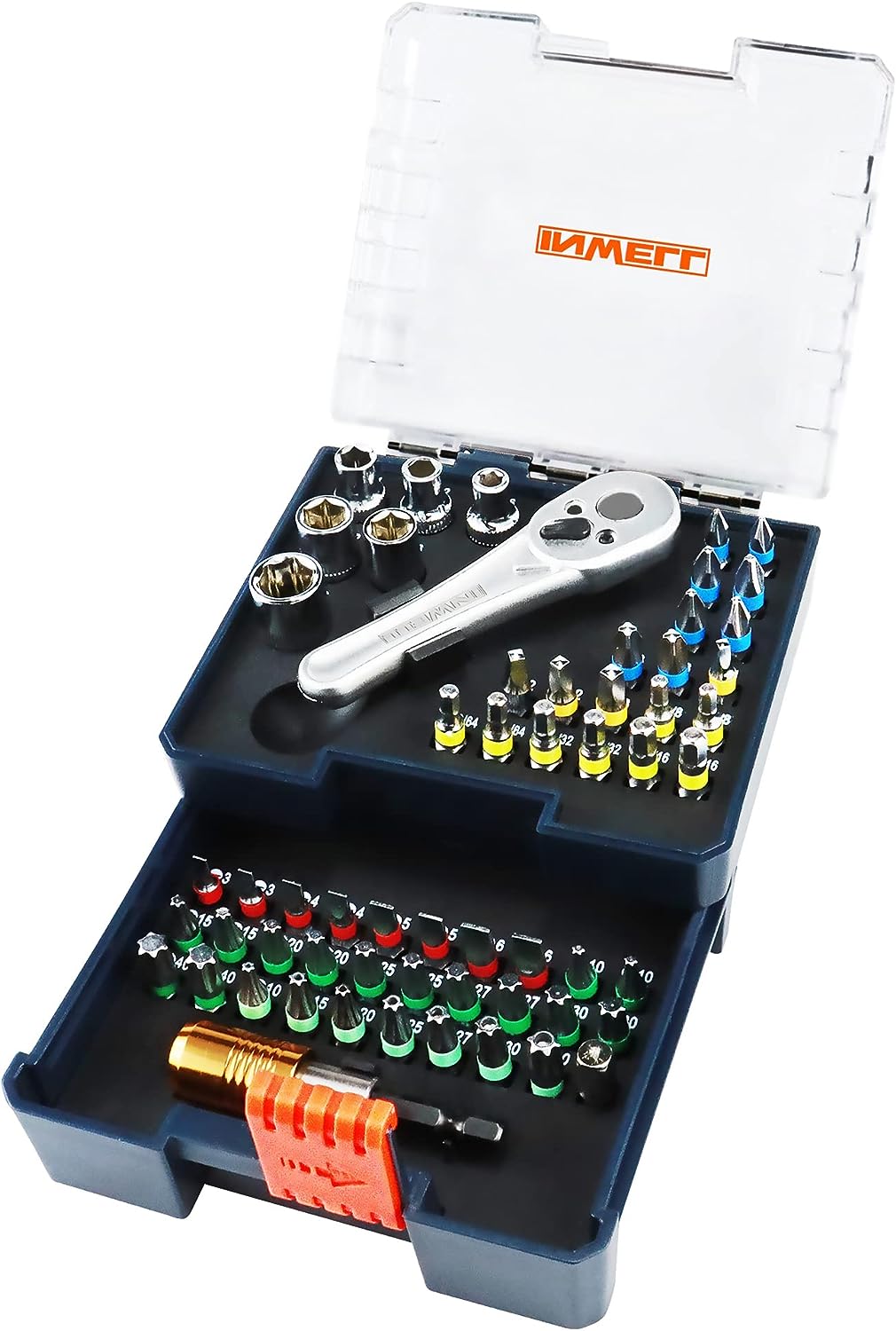 58 Piece 1/4 Inch Drive Mini Ratchet Wrench Set,Mini Socket Set ...