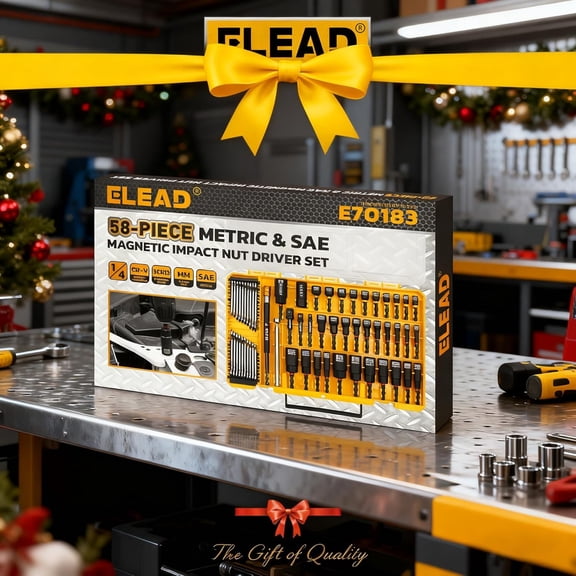 58-Piece Magnetic Impact Nut Driver Set