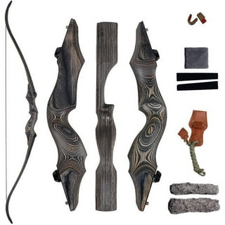 AMEYXGS NEW 1 Set (with Bag) 35-40lbs Folding Bow 56 Inch Recurve Bow  Archery Shooting Hutning Gear Sports Traditional Takedown Available Right  Hands