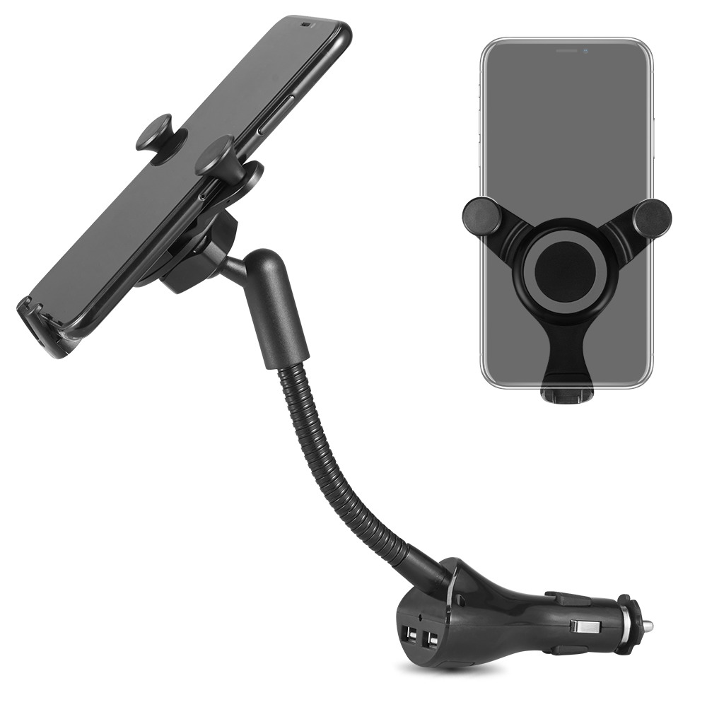 58 Universal Cigarette Lighter Car Mount Holder With Easy Slide In