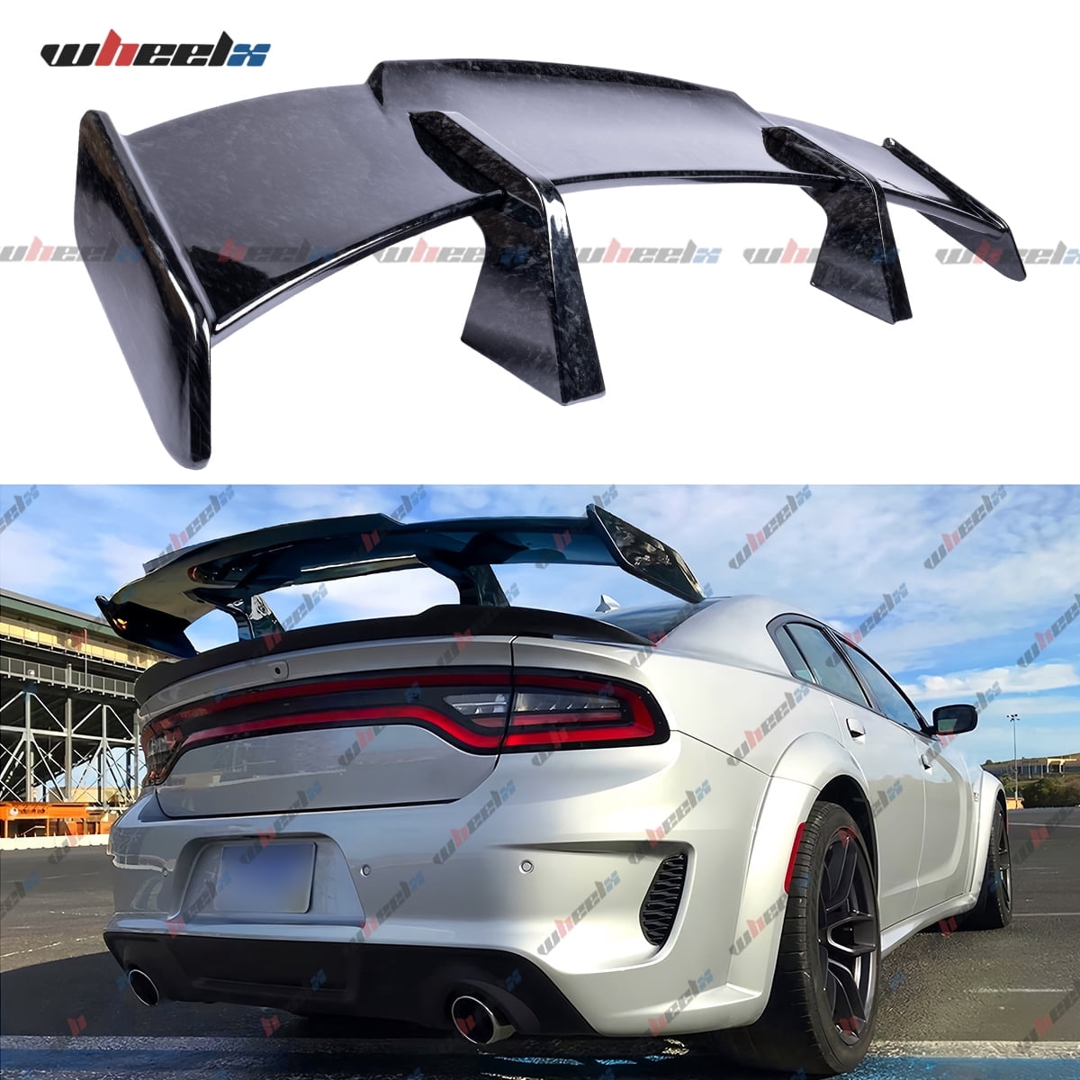 5 Inch Rear Spoiler 58“ Universal GT Rear Spoiler, MP PRO Style Car Rear Trunk Spoiler Wing ...