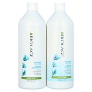 ($58 Value) Matrix Biolage VolumeBloom Shampoo_&_Conditioner Duo Liter Set, 33.8 Oz