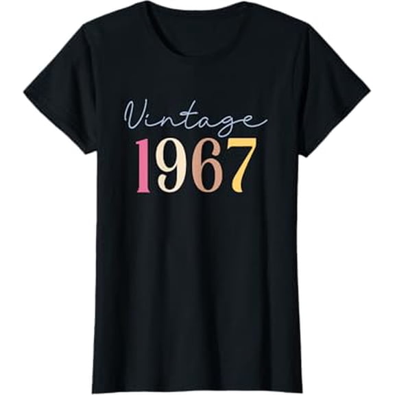 58 Years Old Vintage 1967 58th Birthday For Women T-Shirt