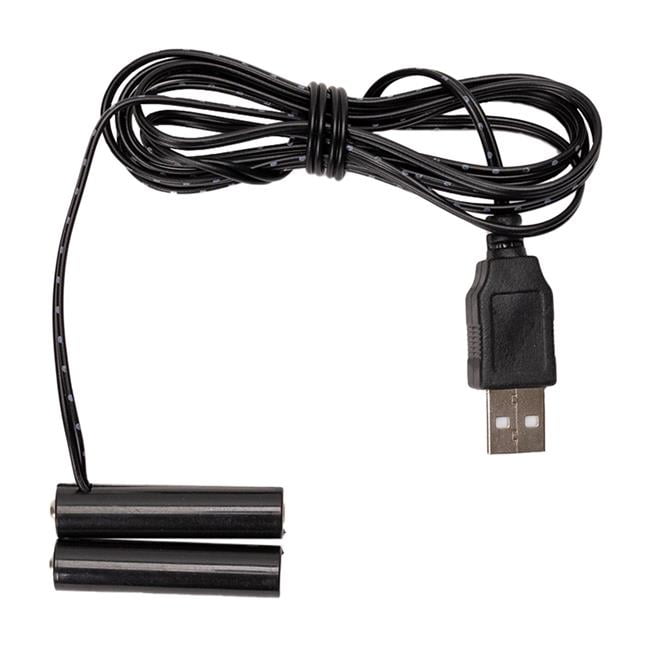 58 in. Lead Wire Plastic 2 x AAA Replacement Battery, Black - Set of 3