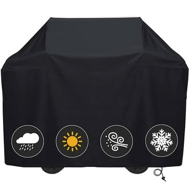 58 inch BBQ Gas Grill Cover, Waterproof, Rip-Proof, Weather & UV Resistant, Fits Grills of Weber