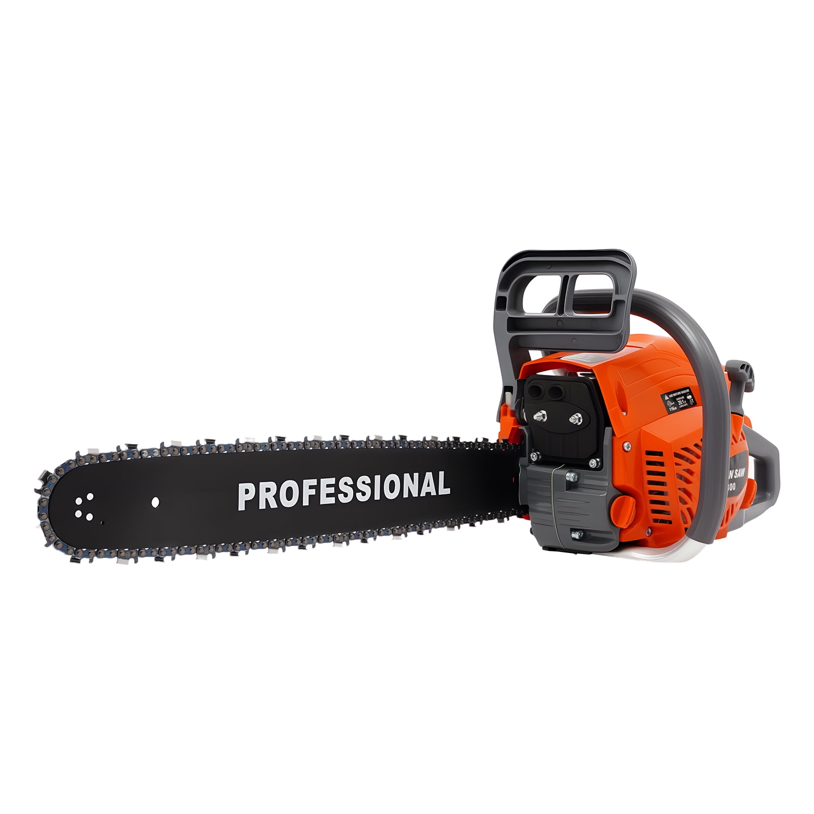 5800 2.4KW Gas Chainsaw 20 inch, 58CC 2 Stroke Gasoline Powered Chainsaw, Single Cylinder Air-cooled Handheld Cordless Petrol Chain Saws for Cutting Wood Outdoor Garden Farm Home