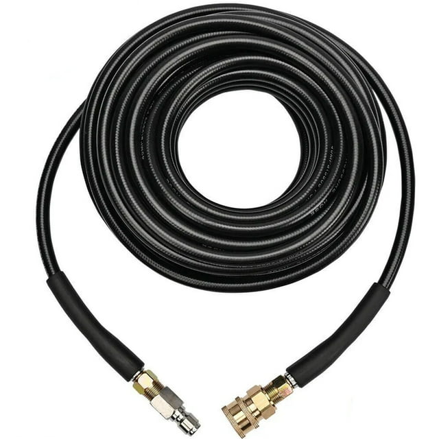 5800 PSI 50FT High Pressure Power Washer Hose, 3/8" Quick Connect