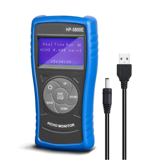 -5800E Digital Formaldehyde Detector Air Quality Tester Gas Detector for Industry,Home,Air Purifier Quality,Environment
