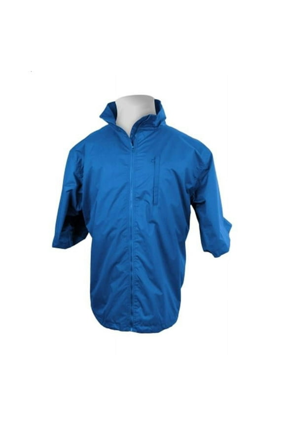 58016-050-SM Microfiber Mens Short Sleeved Jacket-Black -Sm