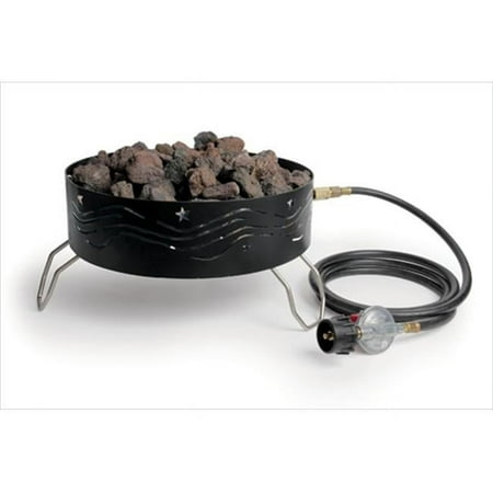 58041 Portable Propane Campfire, With 8 Ft. Hose And Regulator